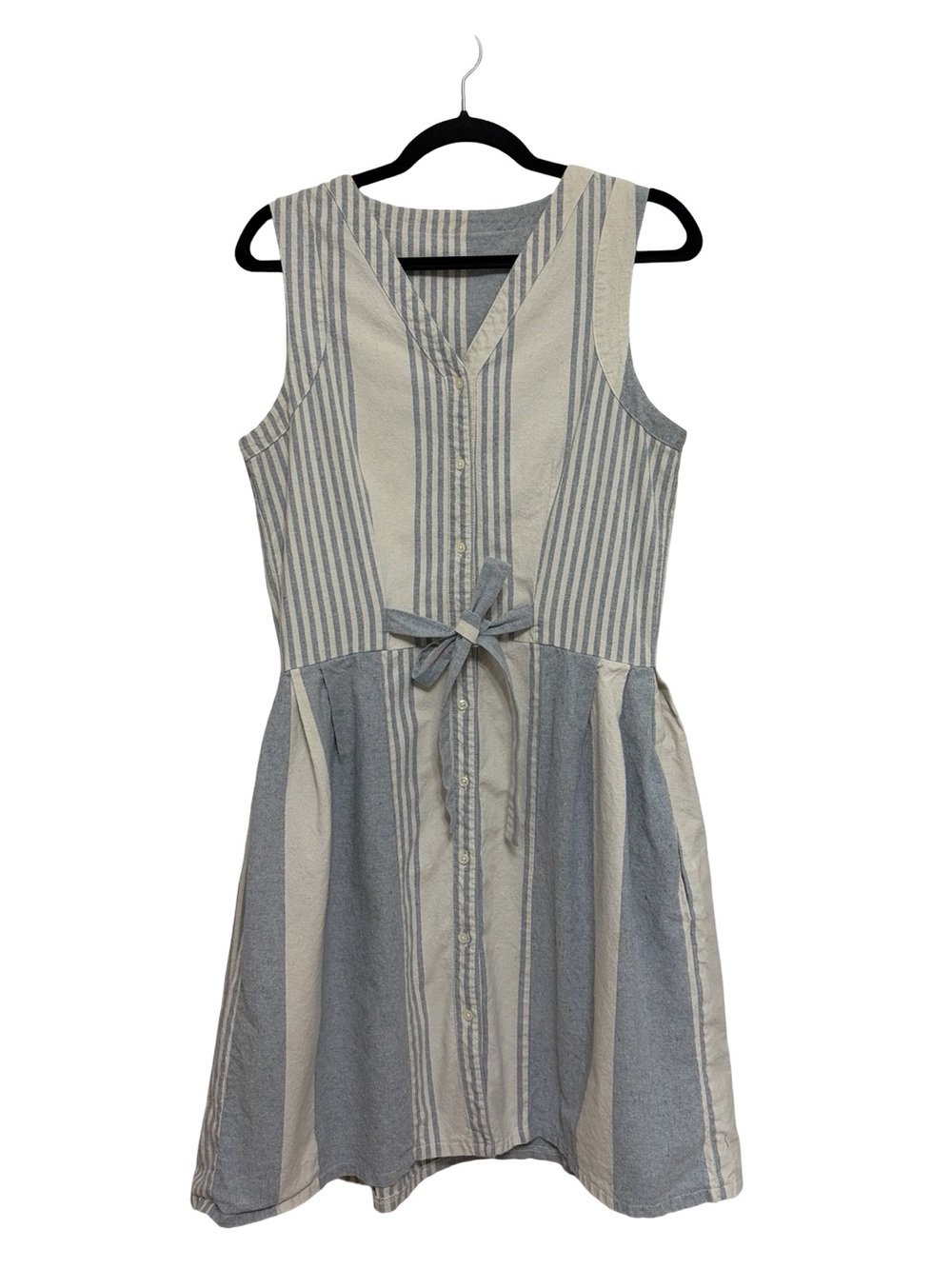 Liz Alig Ethical Recycled Denim Button Down Shirt Dress - Size M